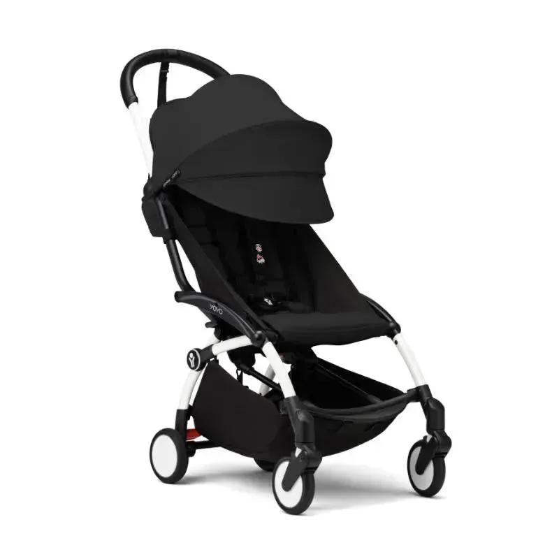 Stokke - Yoyo³ Stroller White Bundle 6+, Black - Image 4