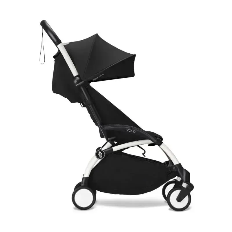 Stokke - Yoyo³ Stroller White Bundle 6+, Black - Image 6