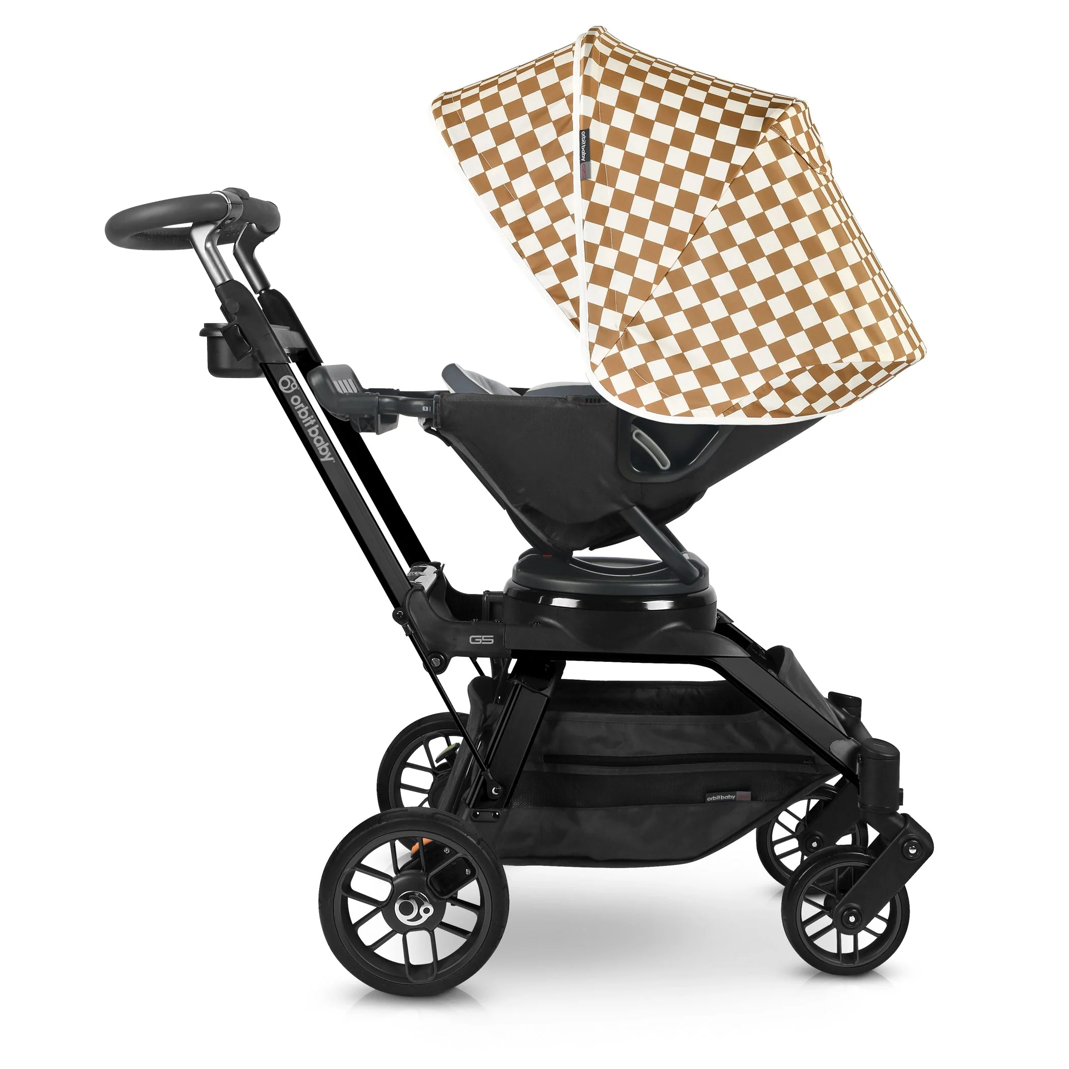 Stroller Canopy in Chestnut Check - Image 3