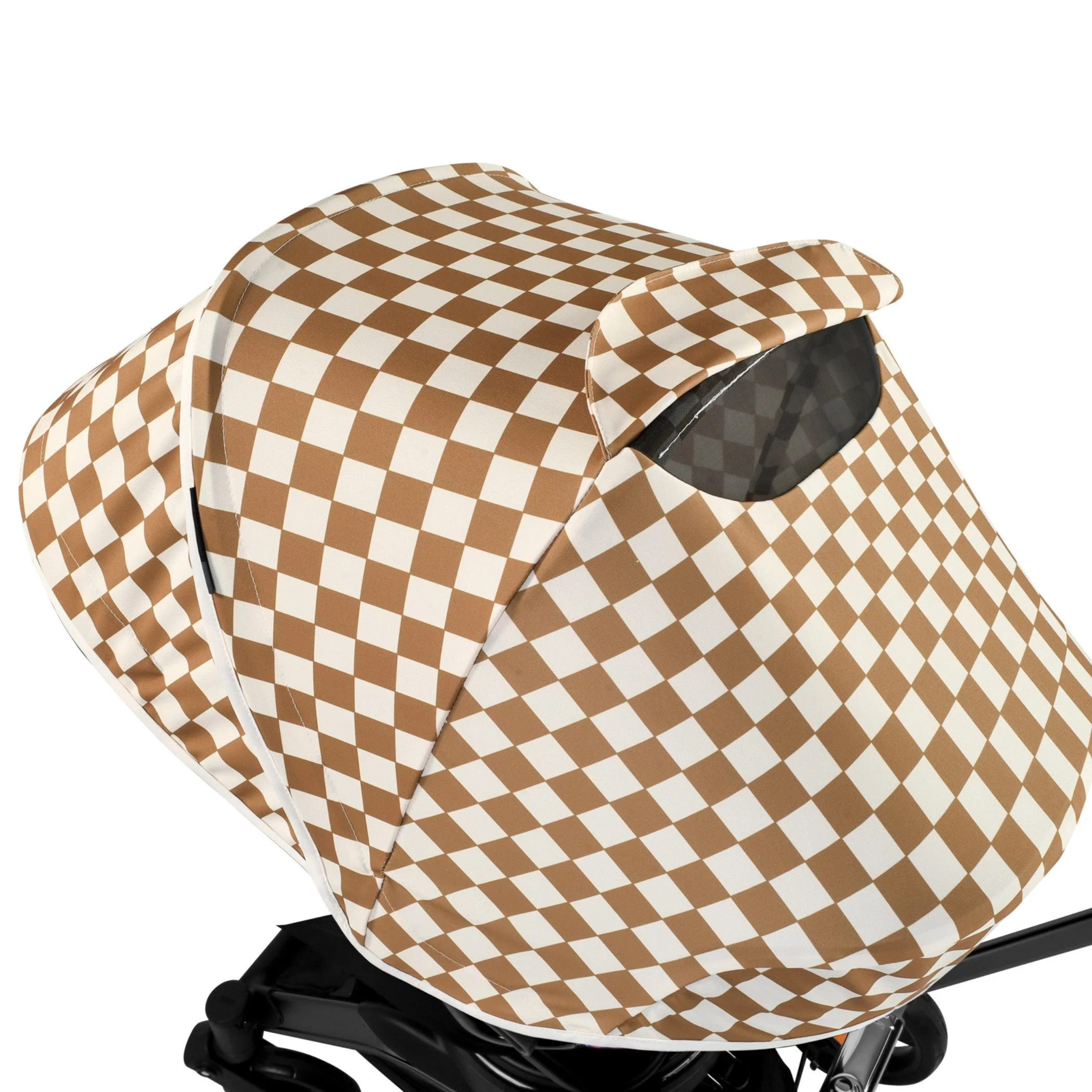 Stroller Canopy in Chestnut Check - Image 4