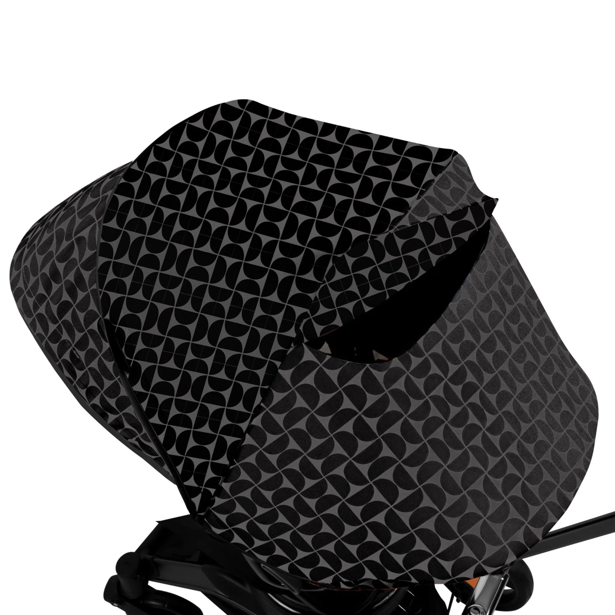 Stroller Canopy in Mosaic Black - Image 4