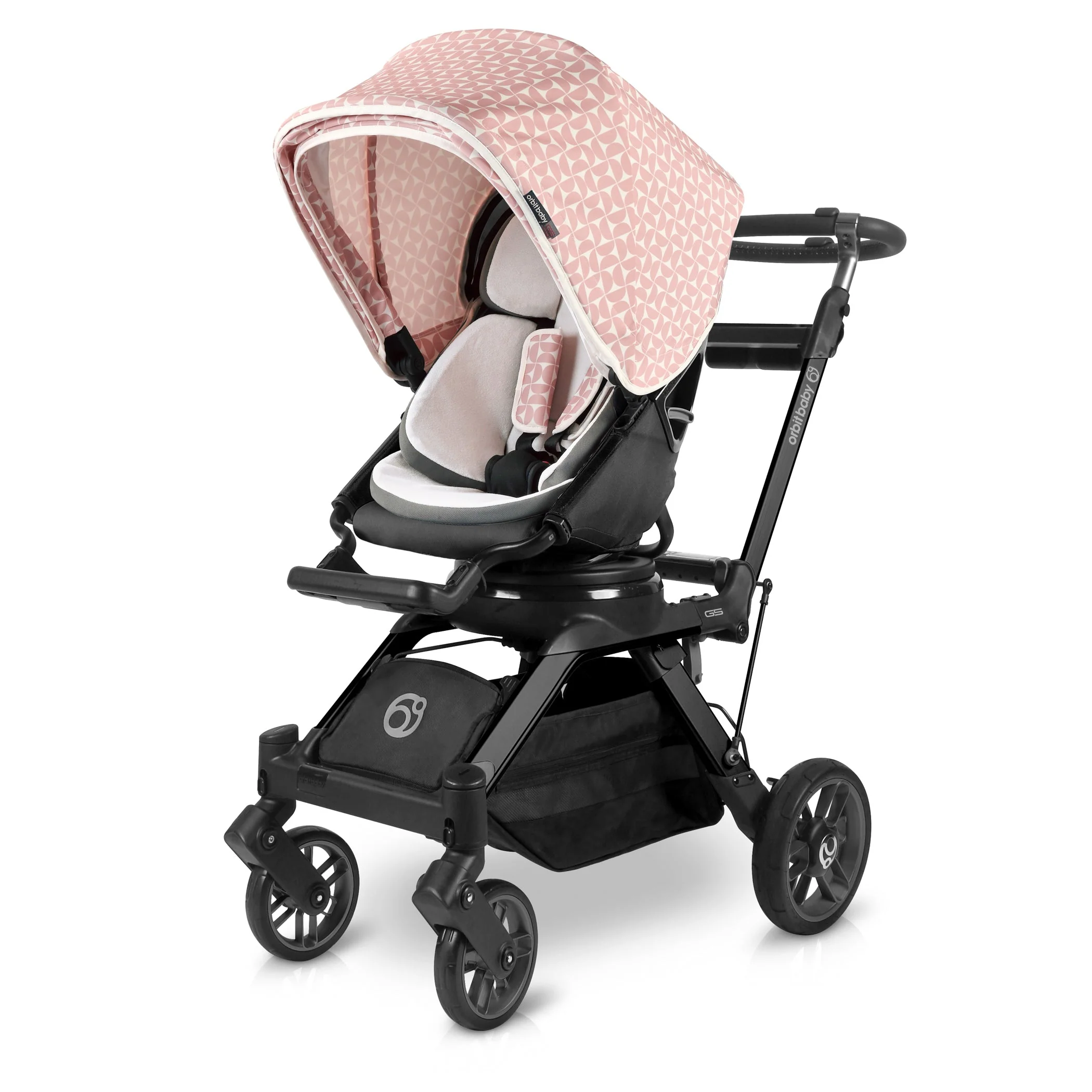 Stroller Canopy in Mosaic Blush - Image 2