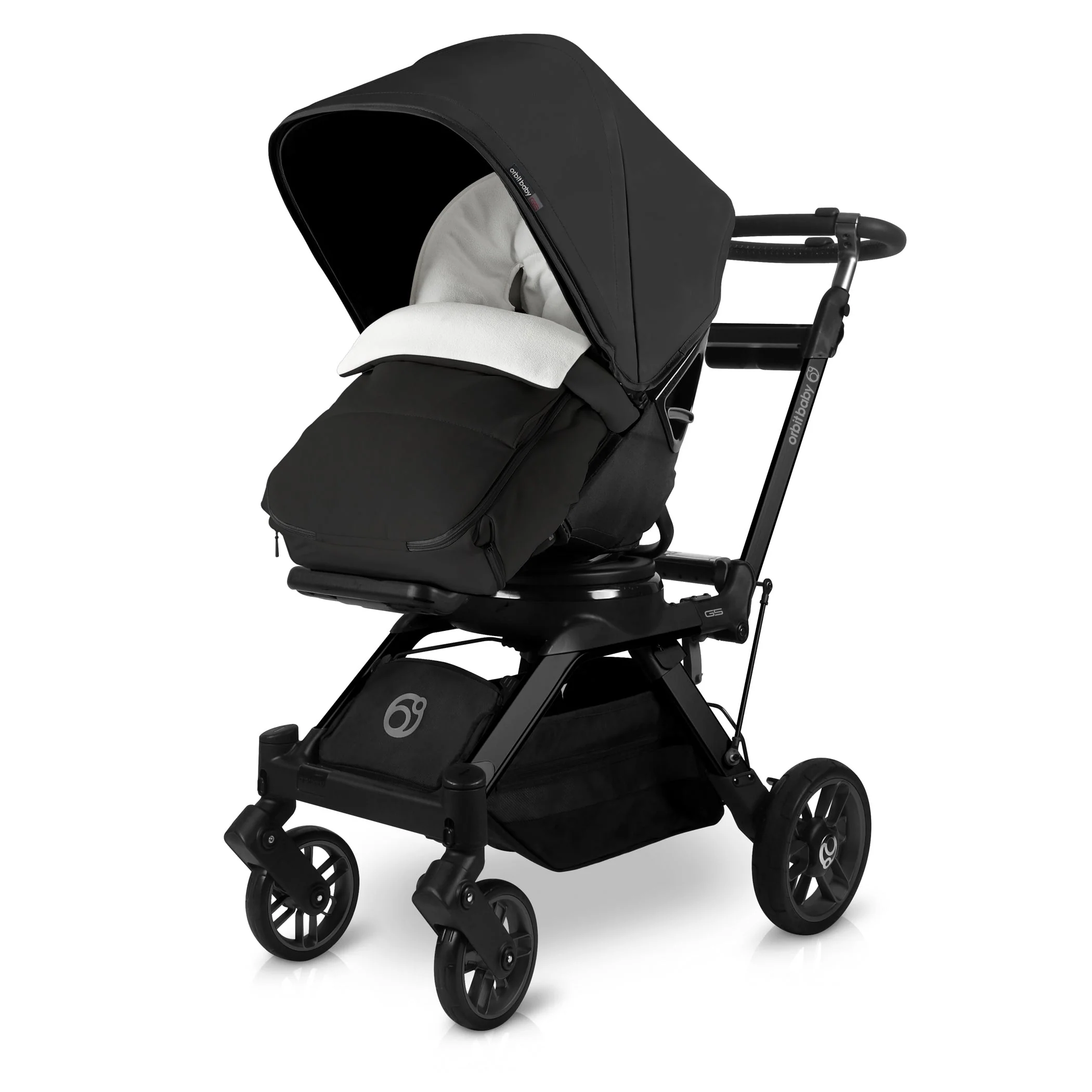 Stroller Footmuff in Black - Image 3