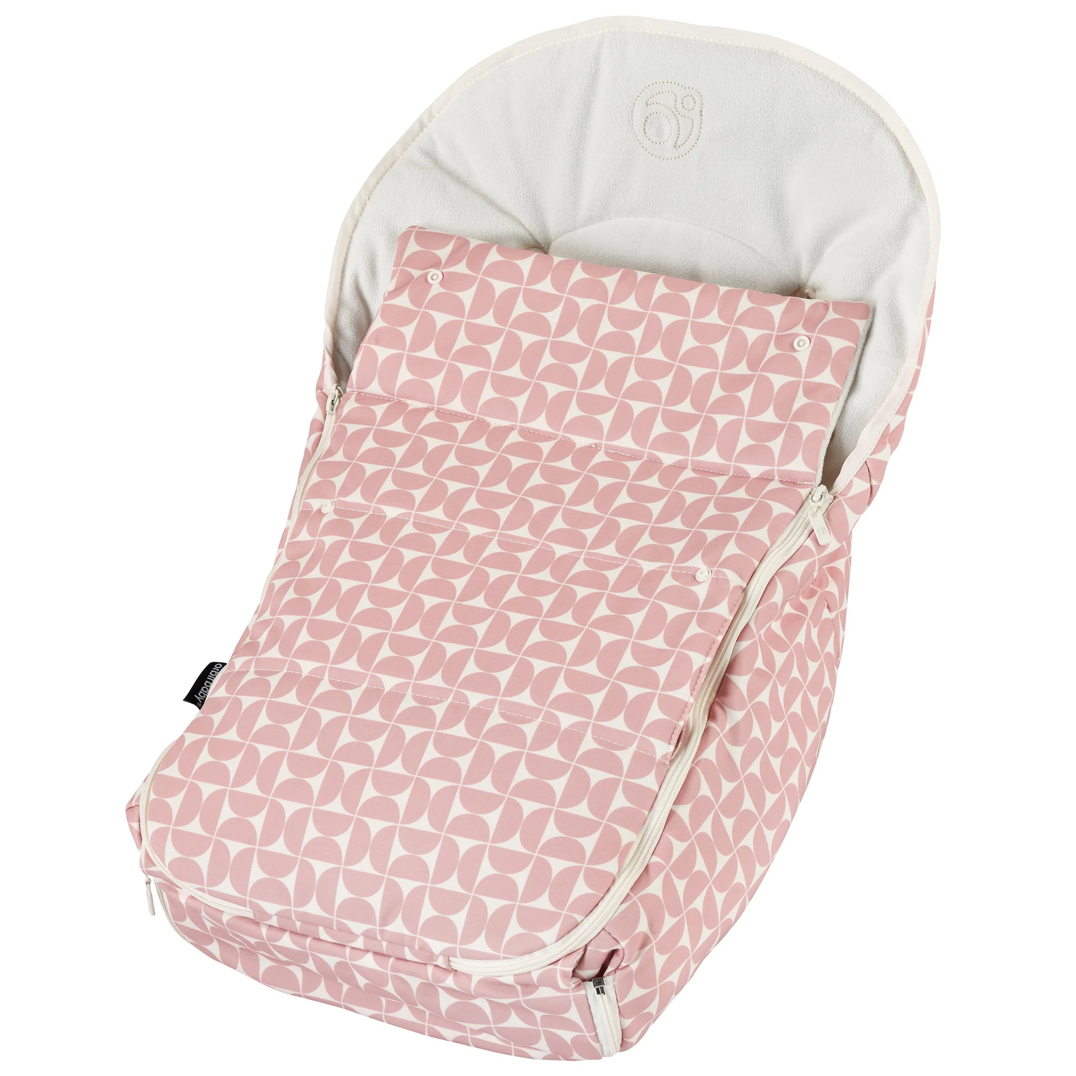 Stroller Footmuff in Mosaic Blush - Image 2