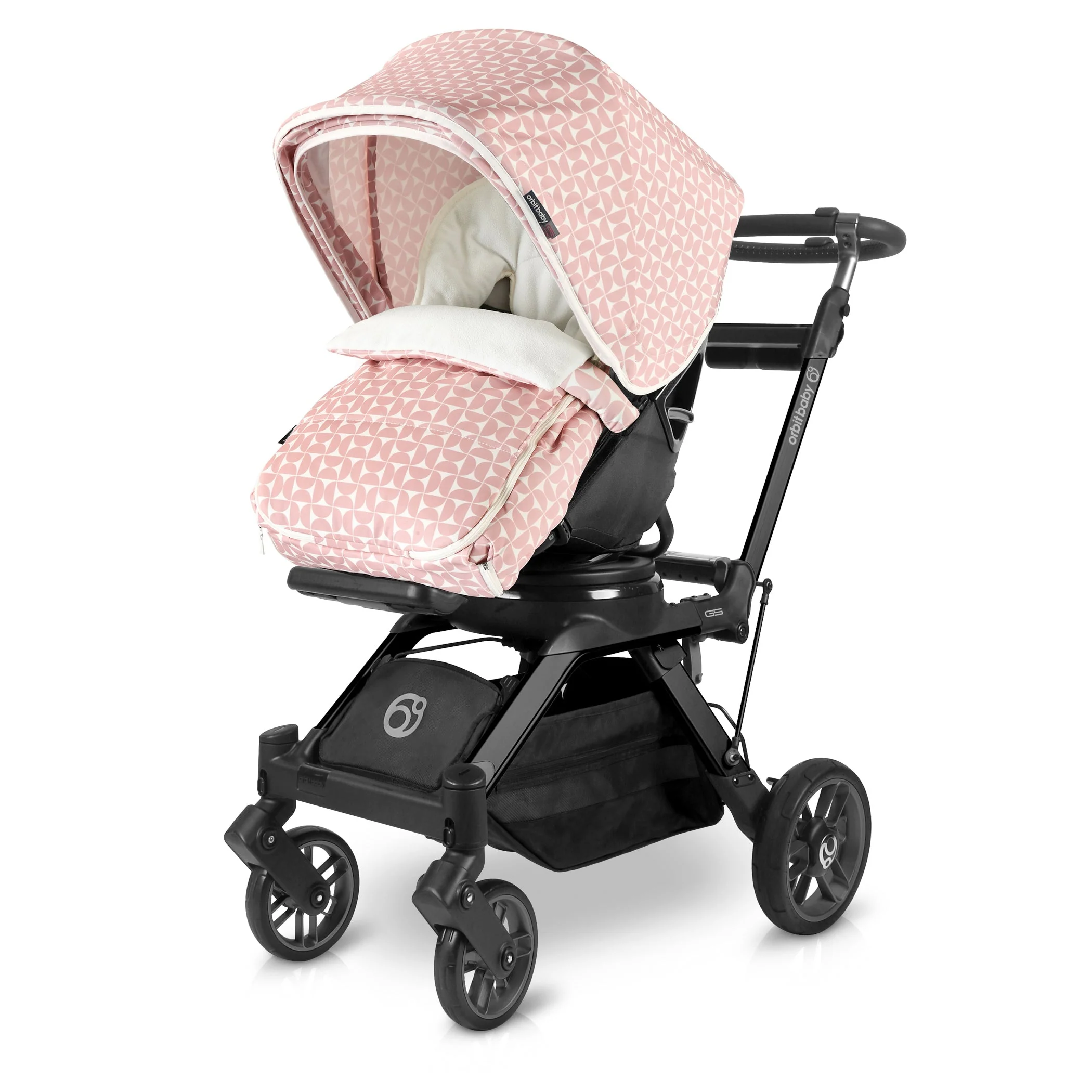 Stroller Footmuff in Mosaic Blush - Image 3