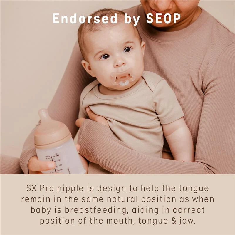 Suavinex 2Pk Zero Zero Silicone Baby Pacifier with SX Pro Physiological Pacifier Nipple, Light - Image 3