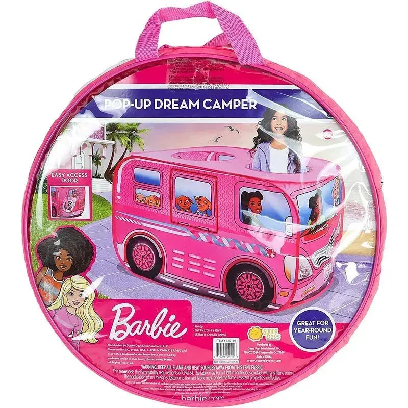 Sunny Days - Barbie Dream Camper Pop Up Play Tent Pink - Image 4