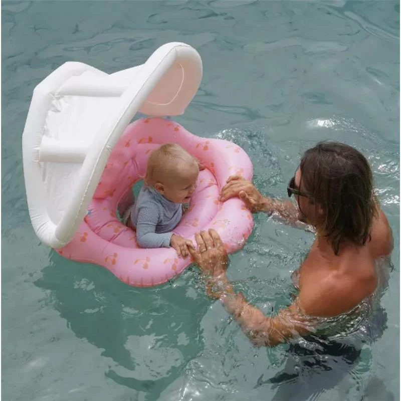 Sunnylife - Baby Float Cotton Candy Pink, Inflatable Tube, Head Rest & Shade - Image 5