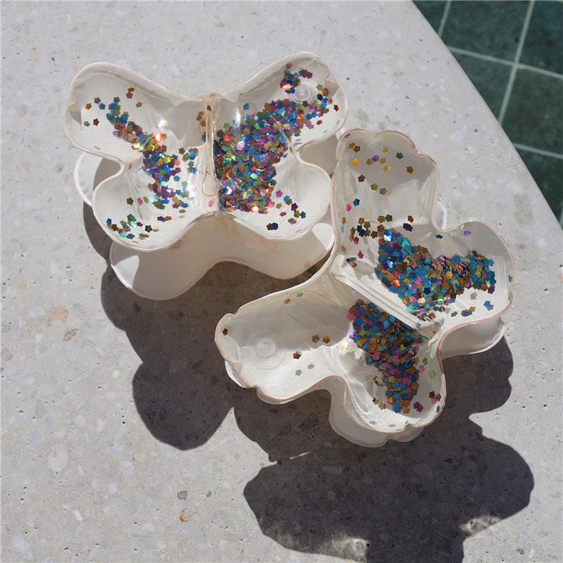 Sunnylife - Kids Inflatable Arm Bands Cotton Candy Glitter - Image 4