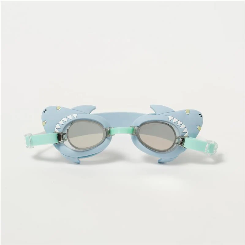 Sunnylife - Salty The Shark Mini Swim Goggles Aqua