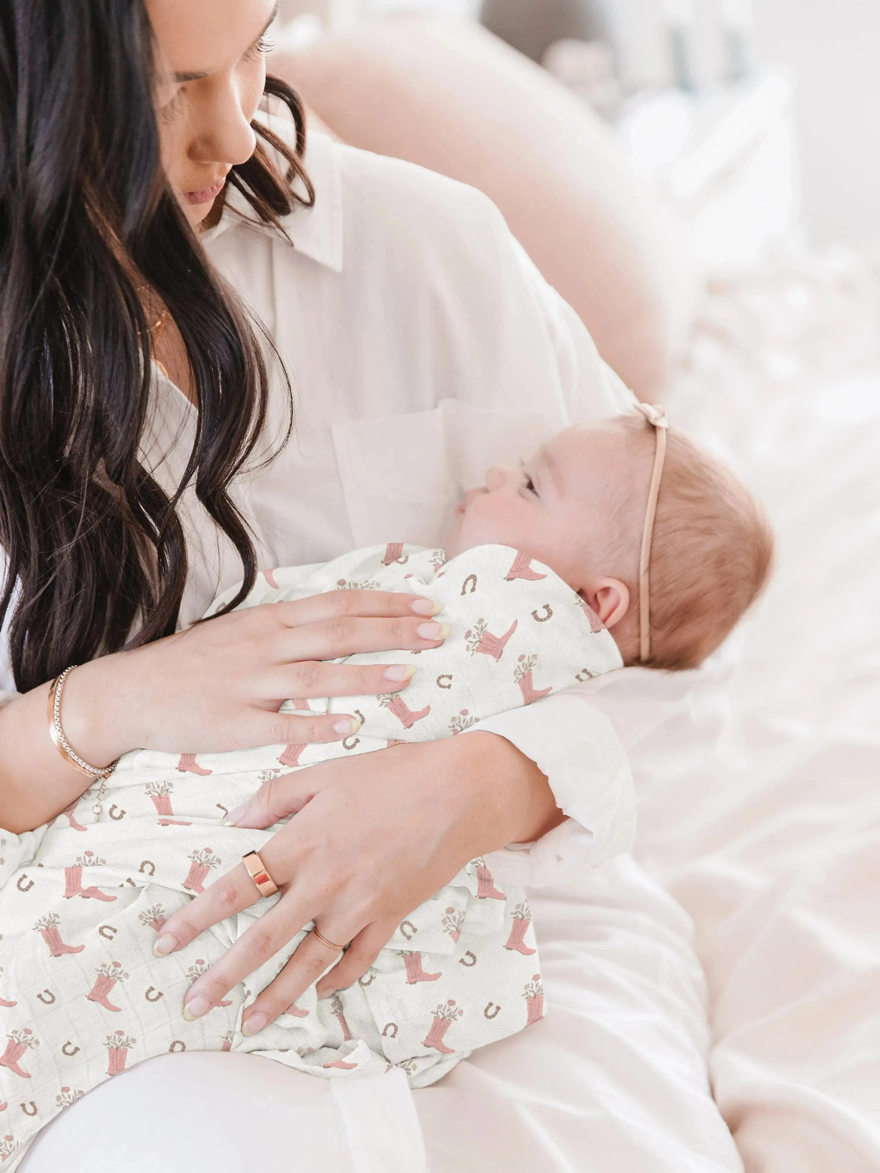 Swaddle Blanket Set - Bloomin' Boot - Image 4