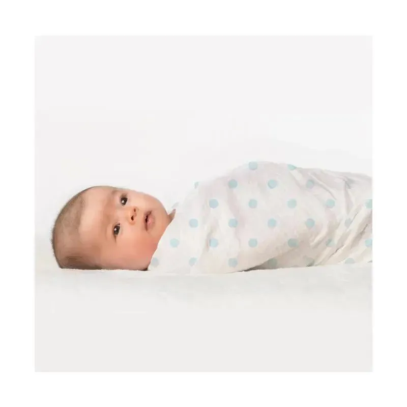 Swaddle Designs - 3Pk Muslin Swaddle Blankets, Little Ships - Image 2