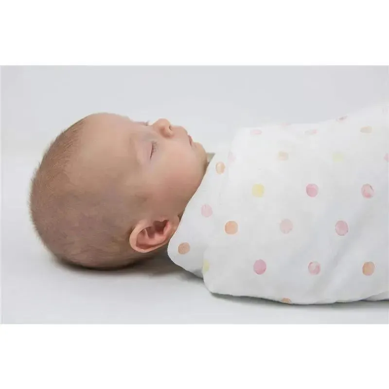Swaddle Designs - 3Pk Muslin Swaddle Blankets, Pink Party - Image 2