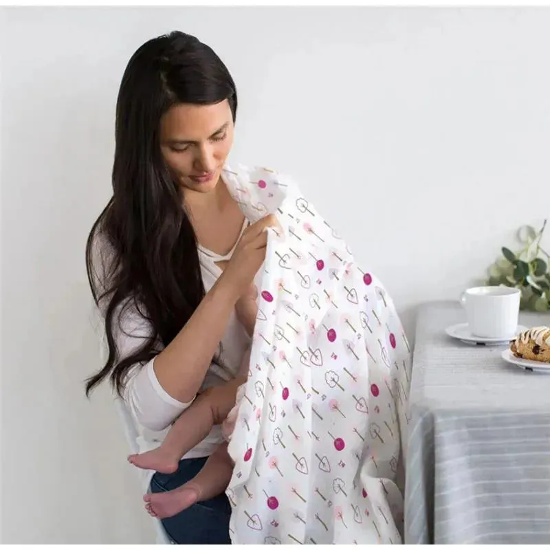 Swaddle Designs - Lavender Chevron Marquisette Swaddle Blanket - Image 3