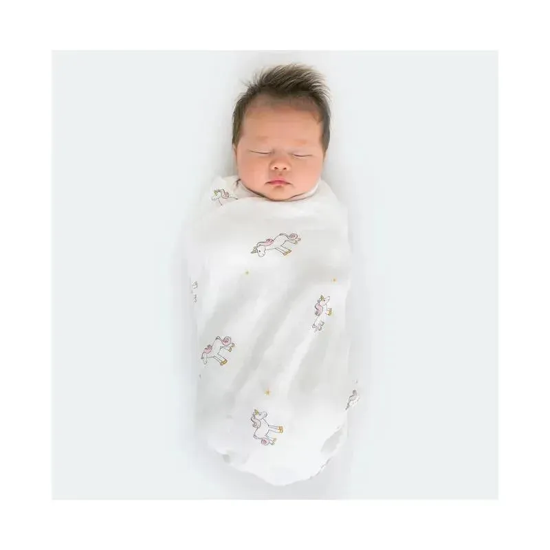 Swaddle Designs - Muslin Swaddle Blanket, Unicorn - Image 2