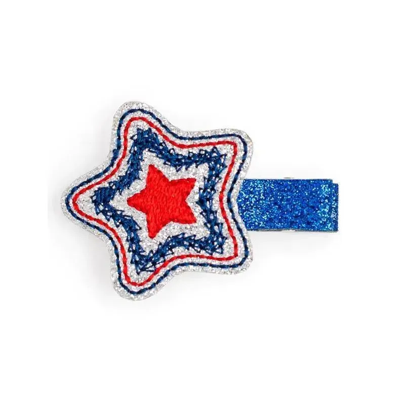 Sweet Wink - 4Th Of July Sparkle Star Clip Set