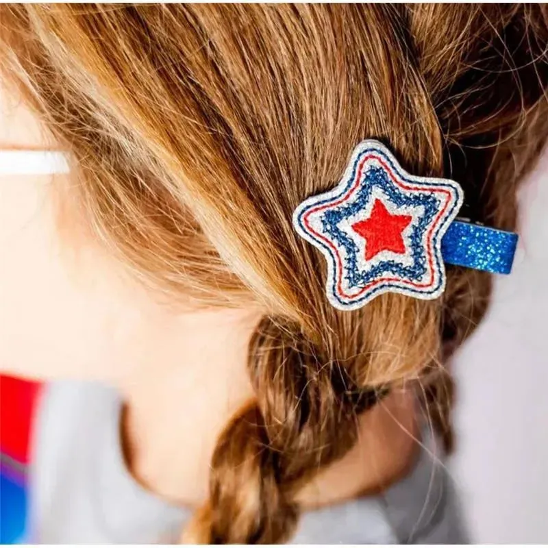 Sweet Wink - 4Th Of July Sparkle Star Clip Set - Image 2