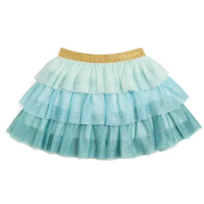 Sweet Wink - Aqua Petal Tutu Dress Up Skirt - Image 2