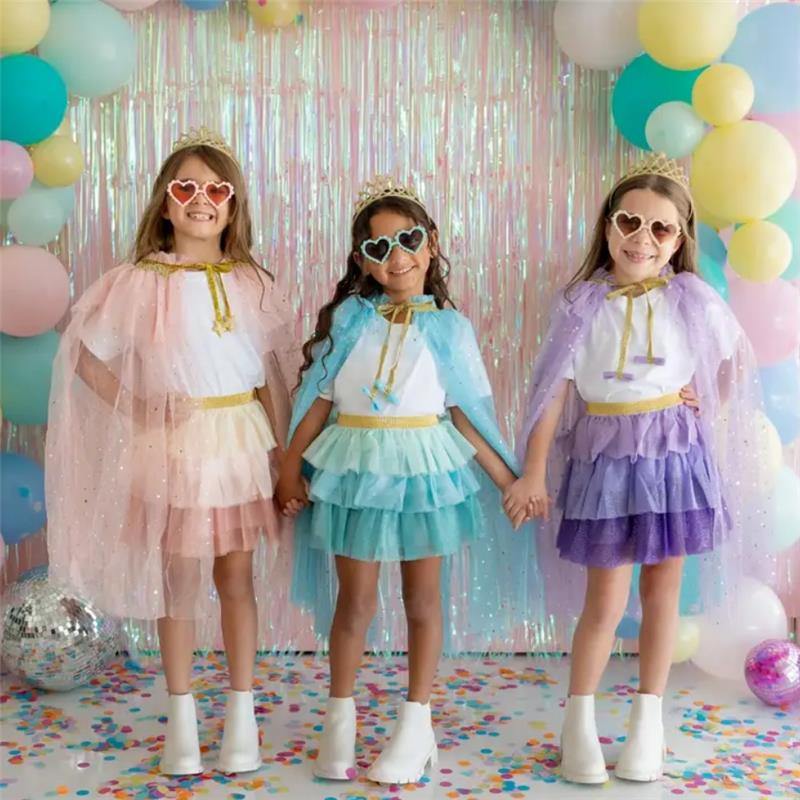 Sweet Wink - Aqua Petal Tutu Dress Up Skirt - Image 3