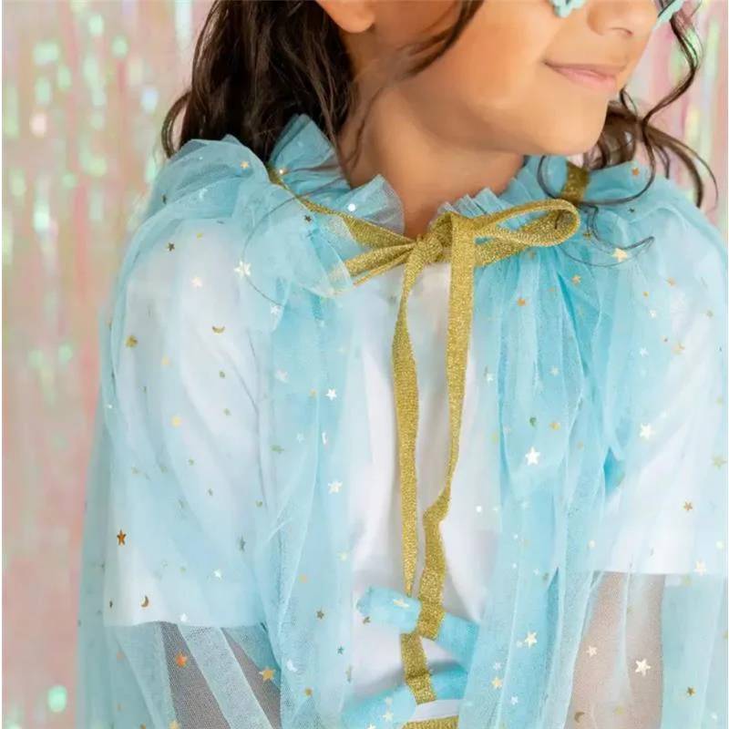 Sweet Wink - Aqua Star Cape Kids Dress Up - Image 3