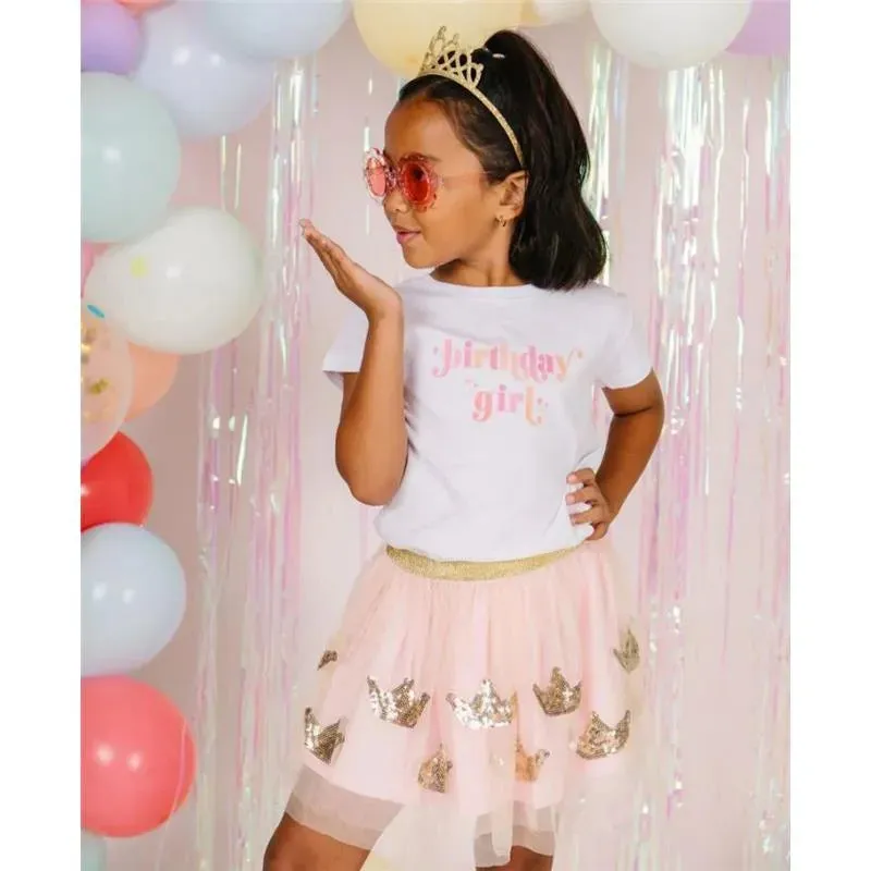 Sweet Wink - Baby Girl Crown Tutu Dress Up Skirt - Image 3
