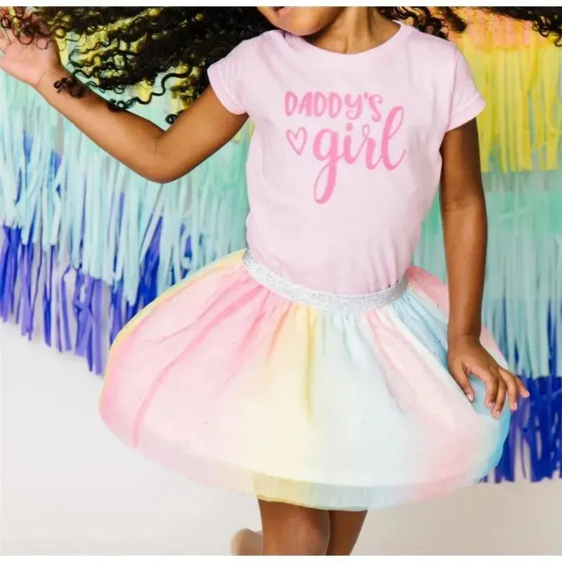 Sweet Wink - Baby Girl Daddy's Girl Short Sleeve Bodysuit - Image 2