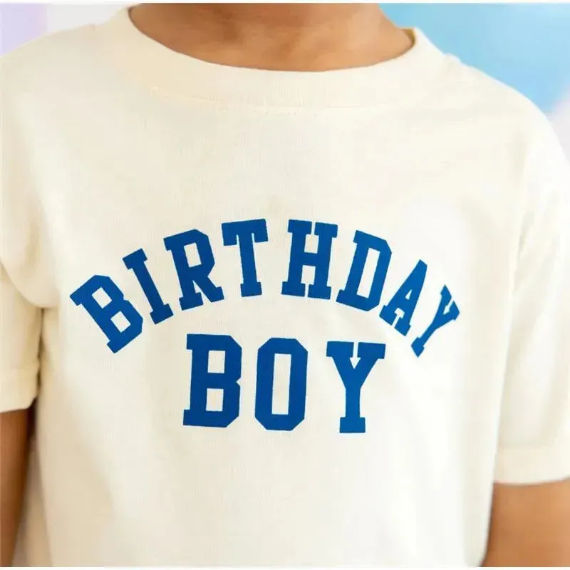 Sweet Wink - Birthday Boy Varsity Short Sleeve T-Shirt Kids Birthday - Image 2