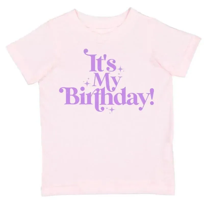 Sweet Wink - It's My Birthday Short Sleeve Shirt Girl Kids Birthday Tee