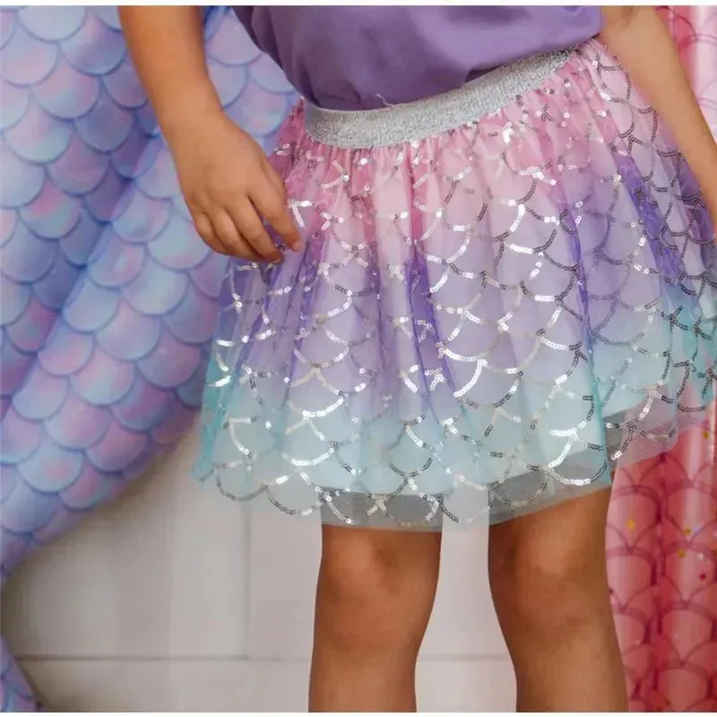 Sweet Wink - Kids Sparkling Mermaid Tutu - Image 2
