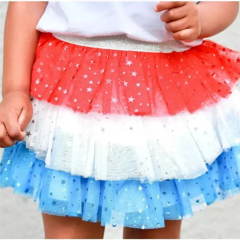 Sweet Wink - Patriotic Petal Tutu Kids 4Th Of July - Image 3