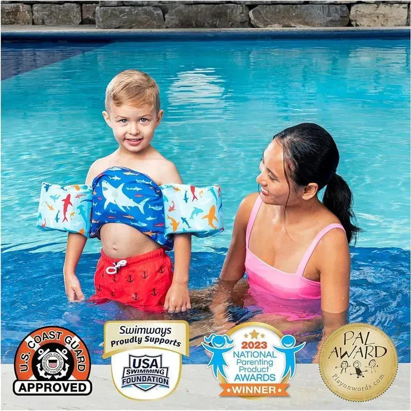 SwimWays - Swim Trainer, US Coast Guard Approved Life Vest, Shark - Image 5