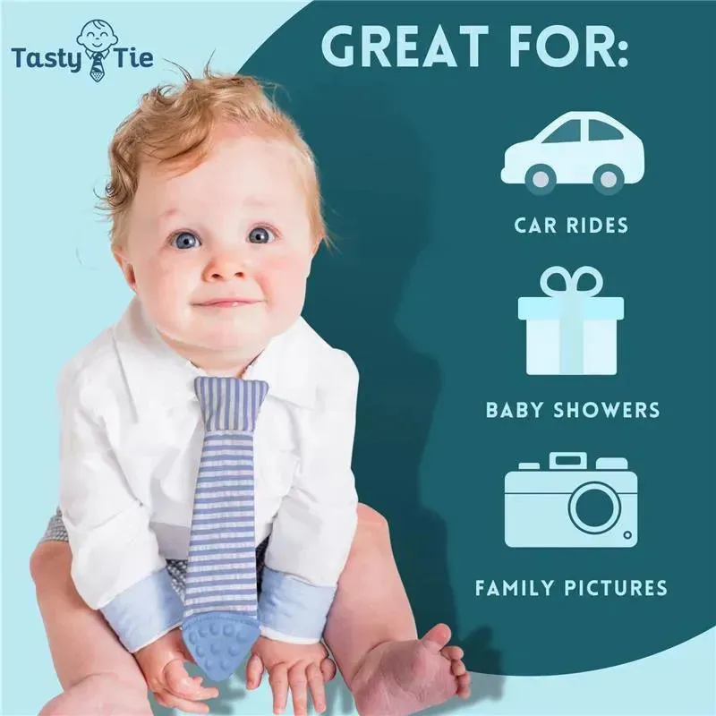 Tasty Tie - Teething Bib Tie, Gator - Image 4
