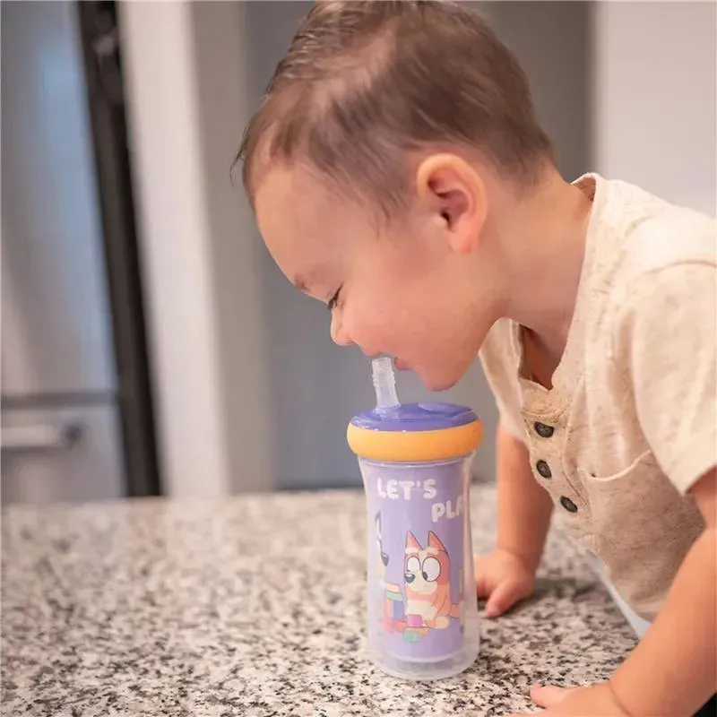 The First Years - Bluey Kids Insulated Straw Cup, 2Pk - Image 2