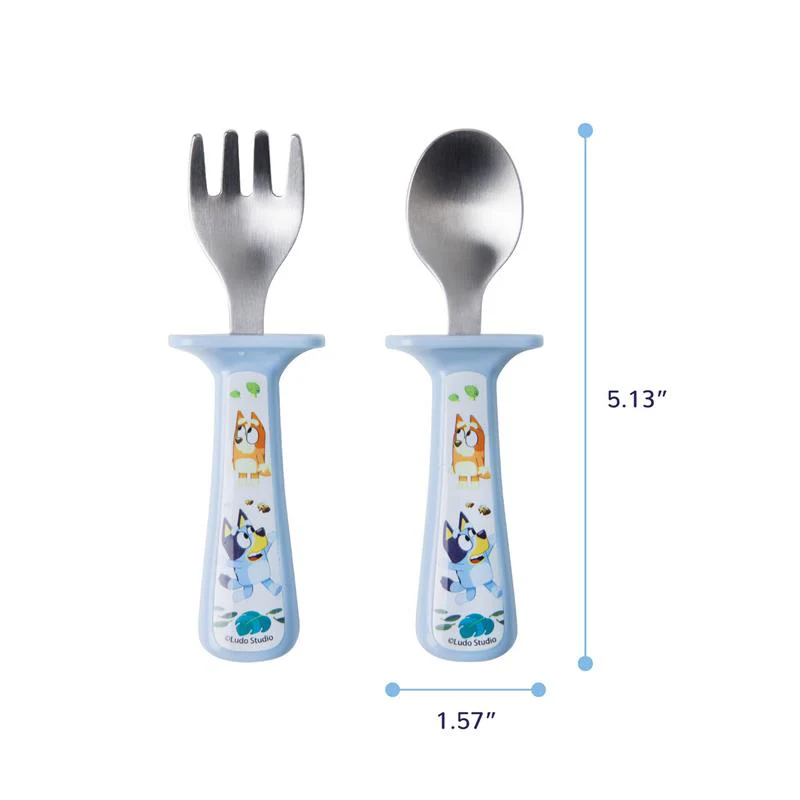 The First Years - Bluey Toddler Utensils 2Pk - Image 4
