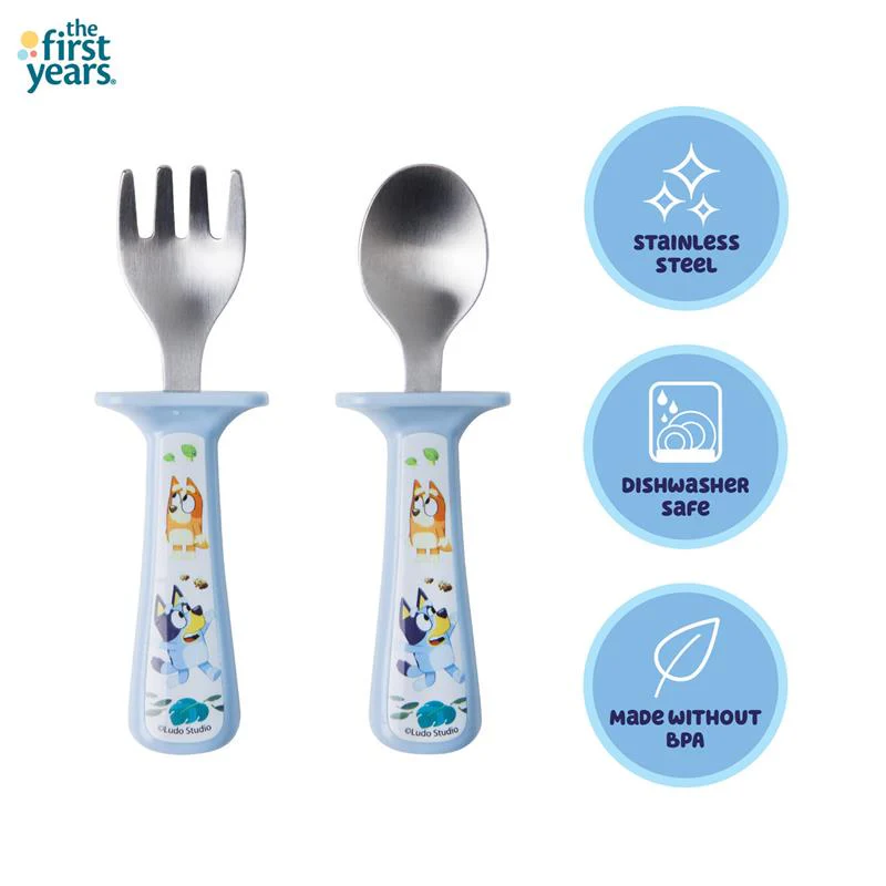 The First Years - Bluey Toddler Utensils 2Pk - Image 6