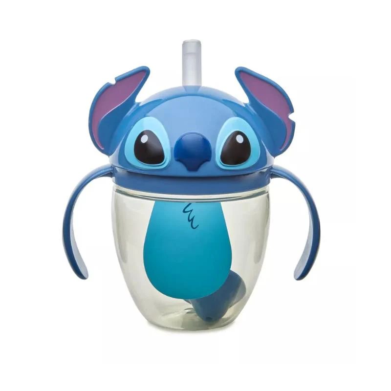 The First Years - Disney Stitch 7Oz Weighted Straw Trainer Cup - 1Pk