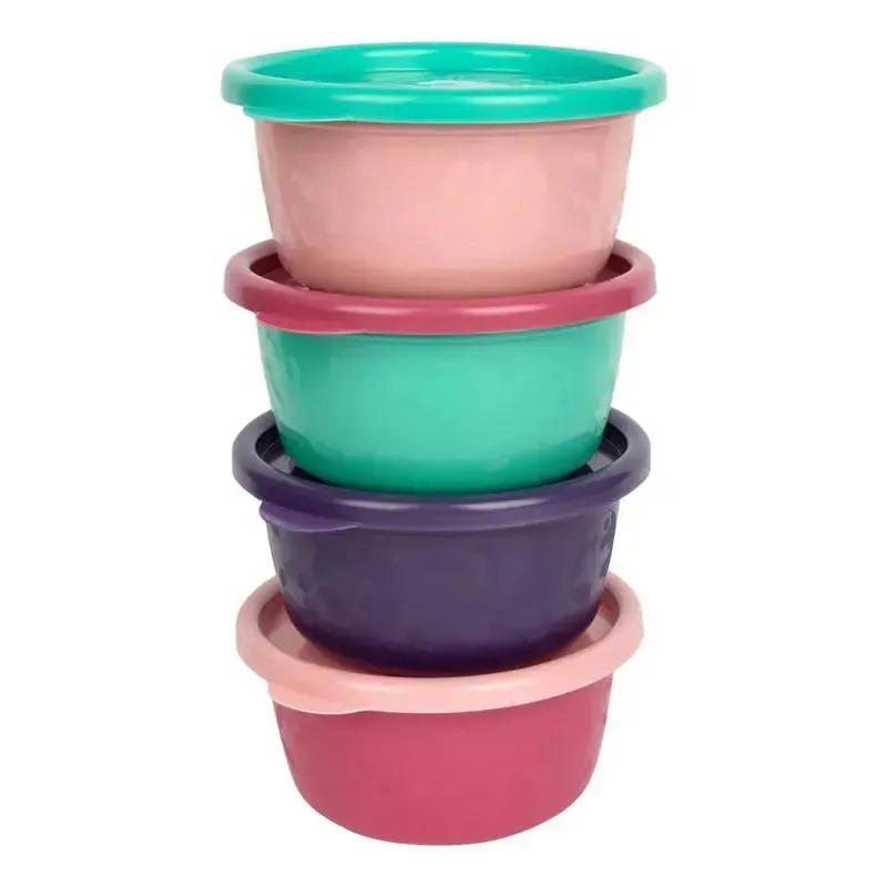 The First Years - GreenGrown Reusable Toddler Snack Bowls with Lids - Pink - 4pk/8oz