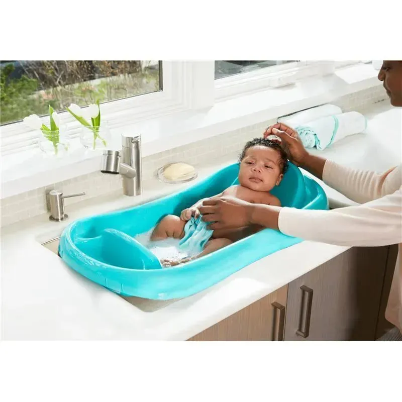The First Years - Sure Comfort® Newborn to Toddler - 3-in-1 Baby Bathtub, Blue - Image 3