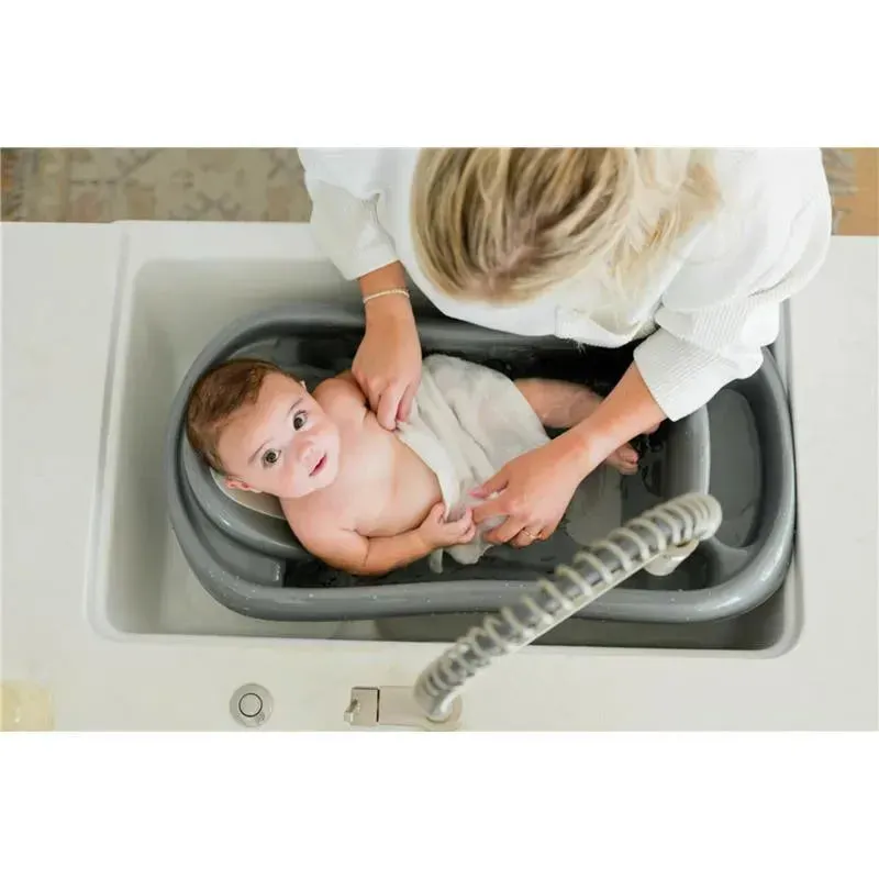 The First Years - Sure Comfort® Newborn to Toddler - 3-in-1 Baby Bathtub, Grey - Image 5