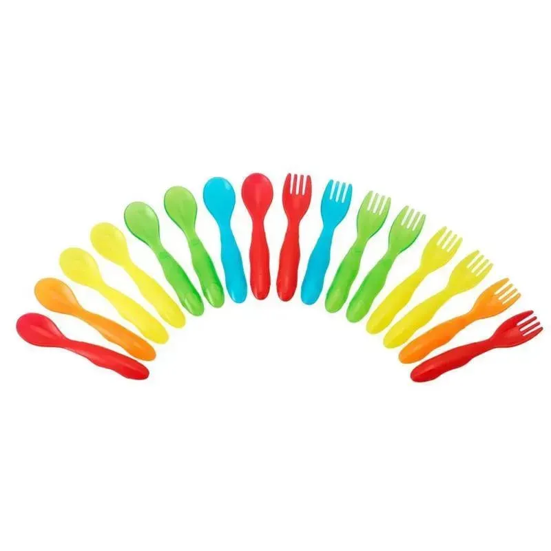 The First Years - Take & Toss 16Pc Baby Spoons, Multicolored