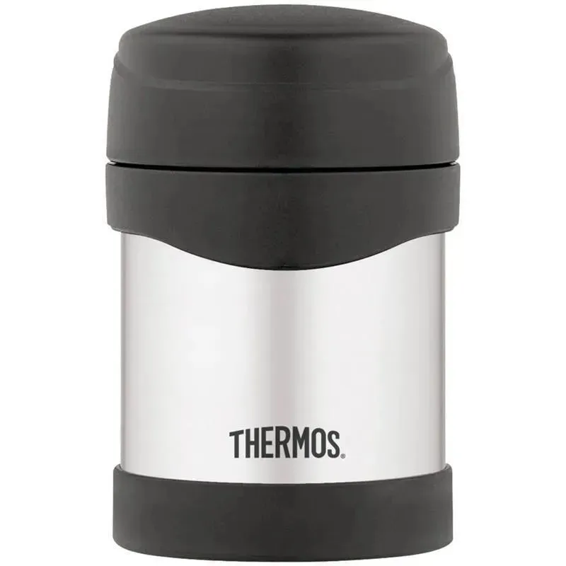 Thermos 10 oz Stainless Steel Compact Food Jar, Black - Image 2