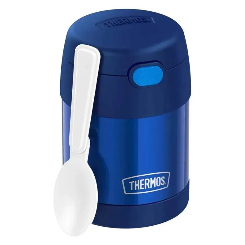 Thermos - 10 Oz. Stainless Steel Funtainer® Food Jar, Navy - Image 2