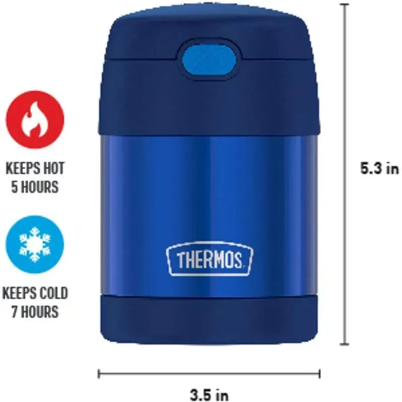 Thermos - 10 Oz. Stainless Steel Funtainer® Food Jar, Navy - Image 8