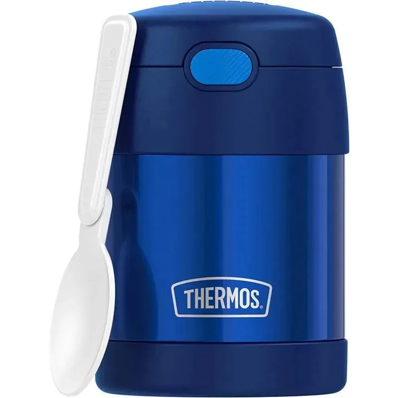 Thermos - 10 Oz. Stainless Steel Nonlicensed Funtainer Food, Blue With Spoon - Image 12