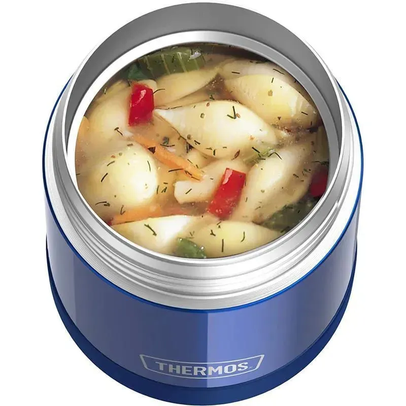 Thermos - 10 Oz. Stainless Steel Nonlicensed Funtainer Food, Blue With Spoon - Image 5