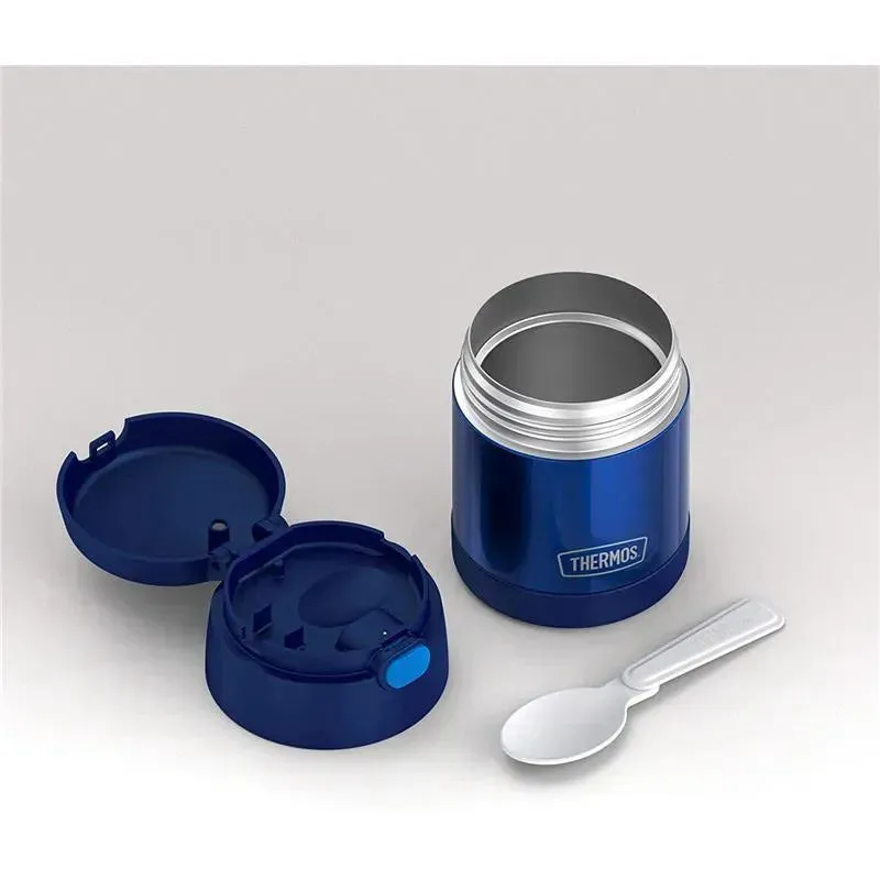 Thermos - 10 Oz. Stainless Steel Nonlicensed Funtainer Food, Blue With Spoon - Image 6