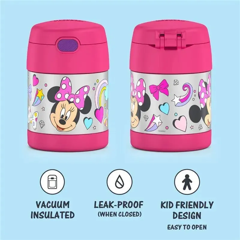THERMOS - 10Oz Stainless Steel Insulated Food Jar with Spoon, Preschool Minnie - Image 2