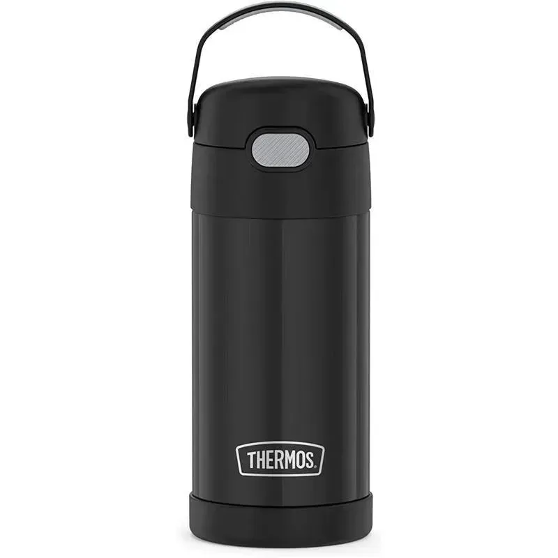Thermos - 12 Oz. Stainless Steel Funtainer Bottle, Matte Black