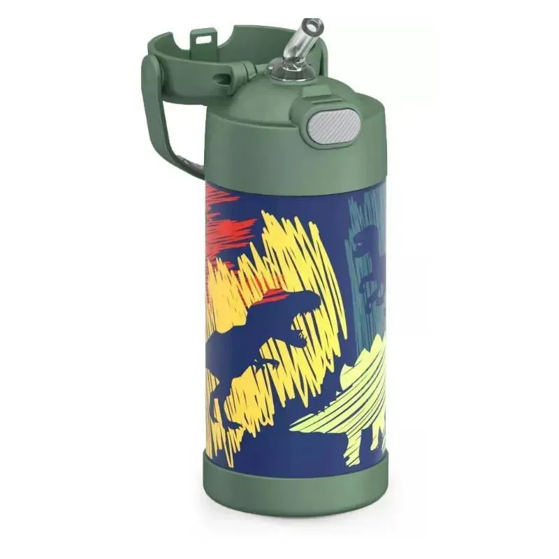 Thermos - 12 Oz. Stainless Steel Non-Licensed Funtainer® Bottle, Dinosaurs - Image 3