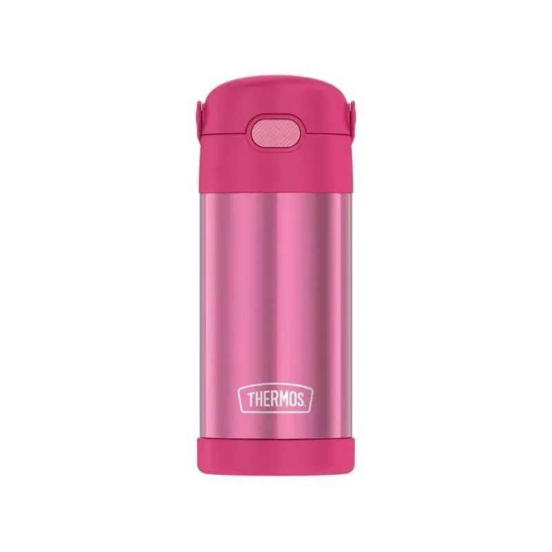 Thermos - 12 Oz. Stainless Steel Non-Licensed Funtainer® Bottle, Pink - Image 4